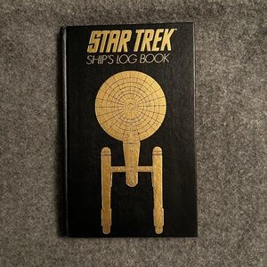 STAR TREK 1991 Ship's Log Book Blank Journal Notebook Longmeadow Press